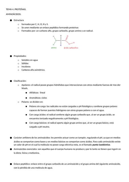 Proteínas  