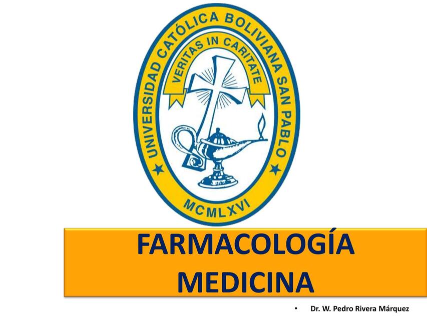 Farmacología Medicina  