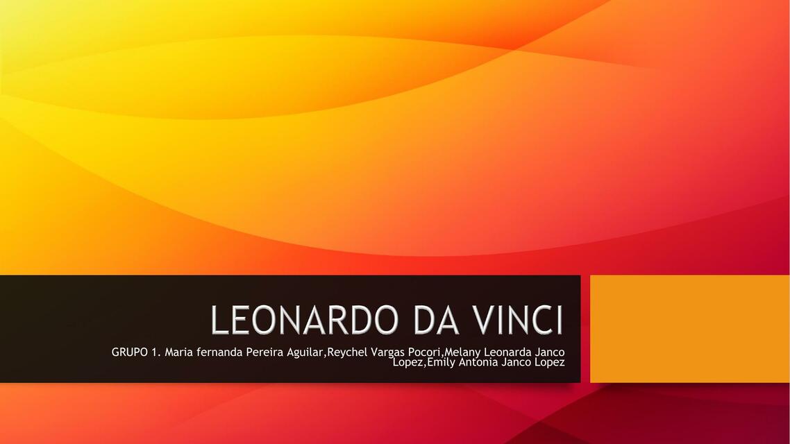 Leonardo Da Vinci 