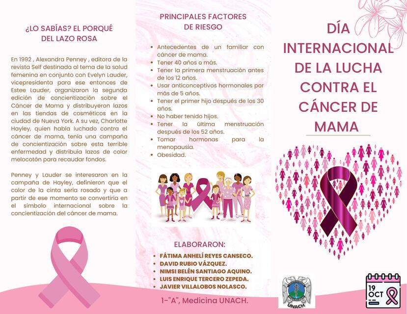 Dia Internacional de la lucha contra el cáncer de mama 