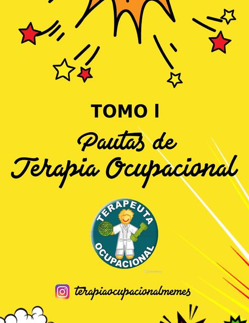 TOMO l Pautas de Terapia Ocupacional