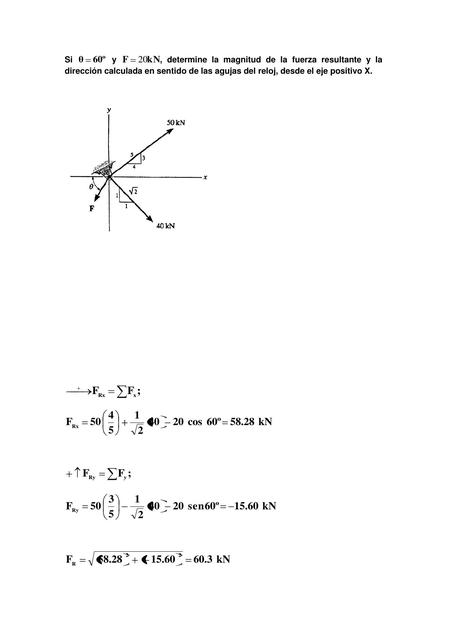 Ejercicios de Vectores 2d resueltos