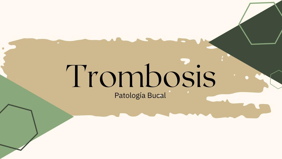 Trombosis