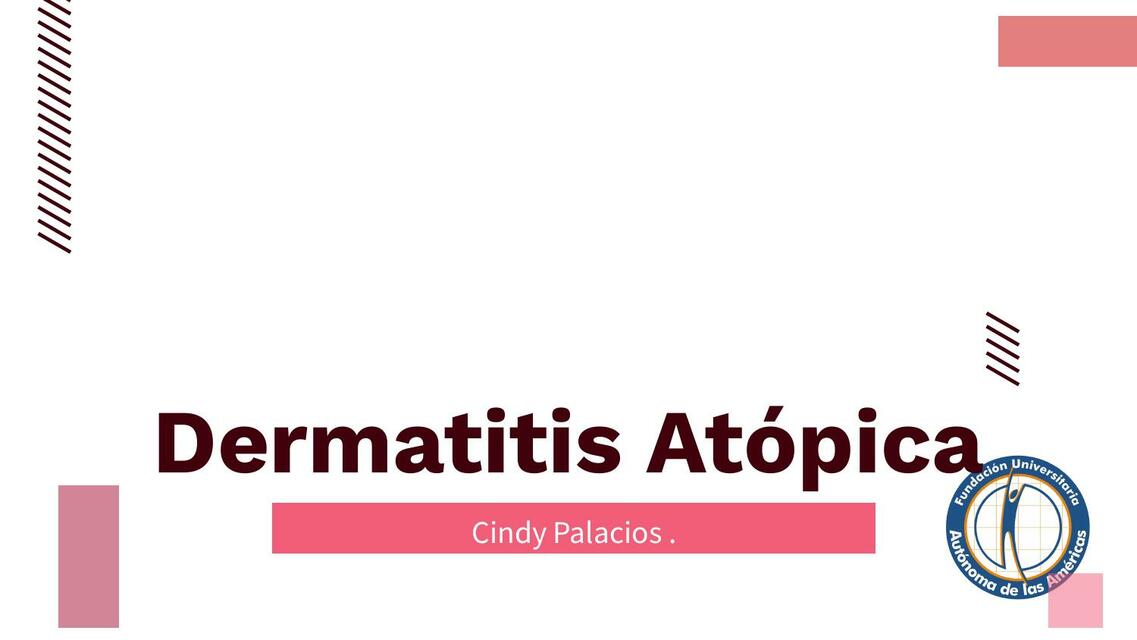 Dermatitis Atópica 