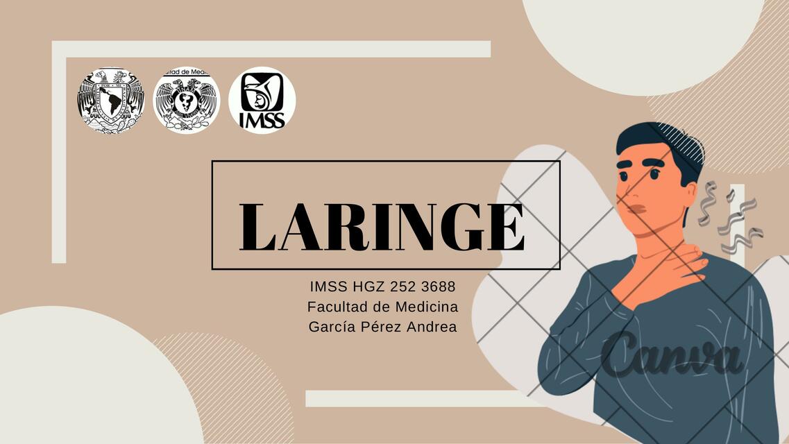 Laringe y su Patología