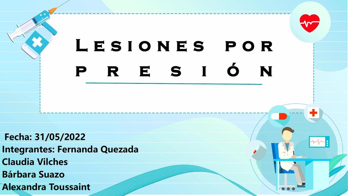 Lesiones por presión