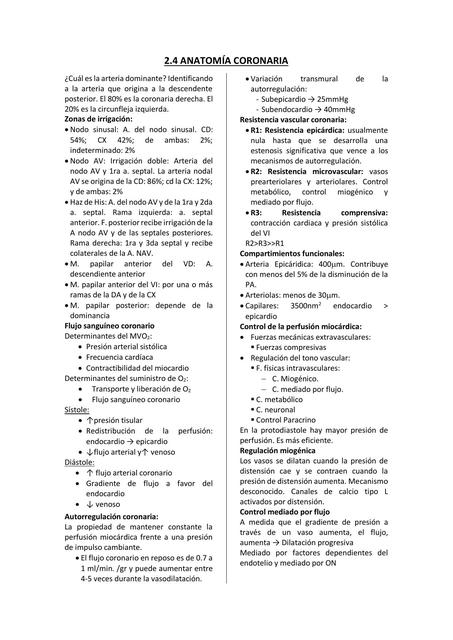 ANATOMIA CORONARIA