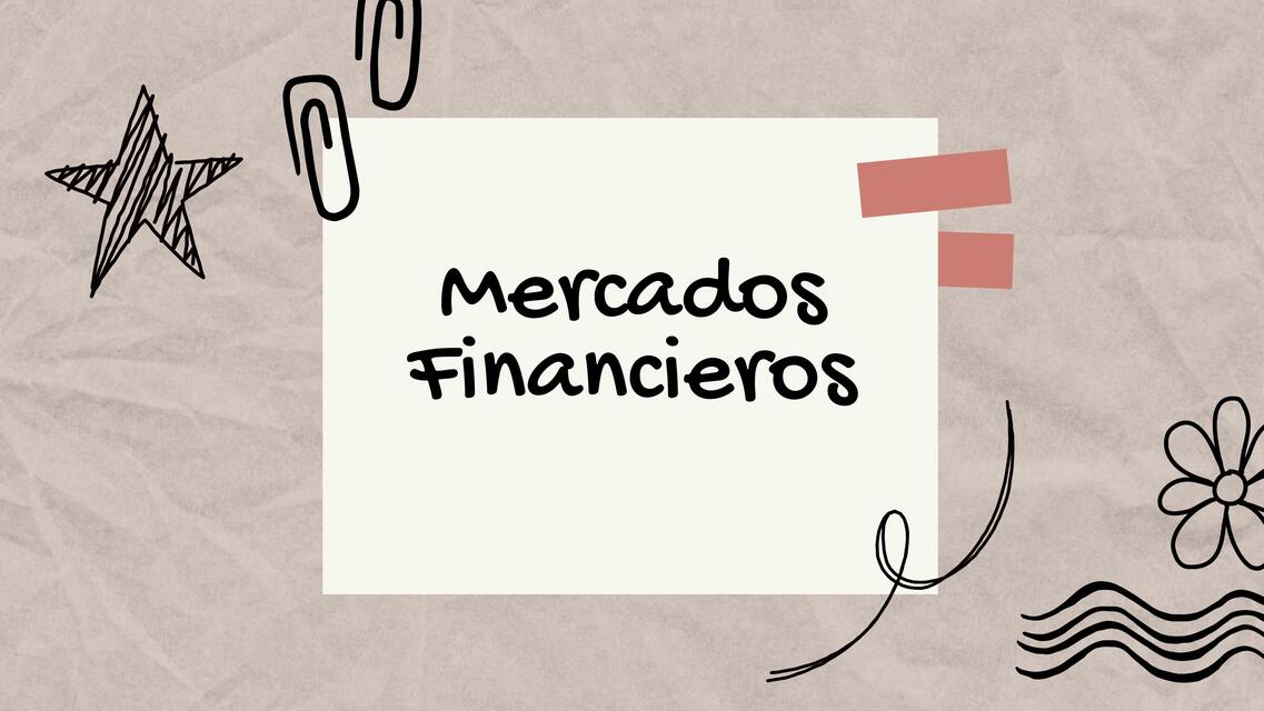 Mercados Financieros 