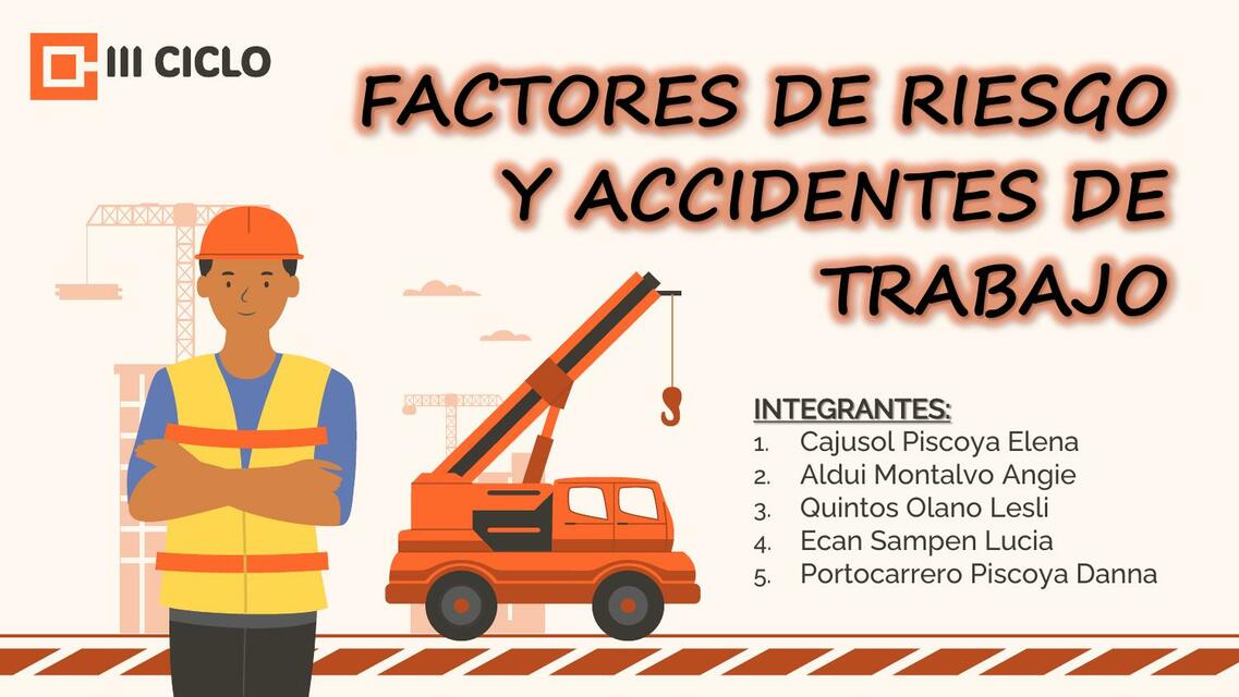 Factores de riesgo y accidentes de trabajo 