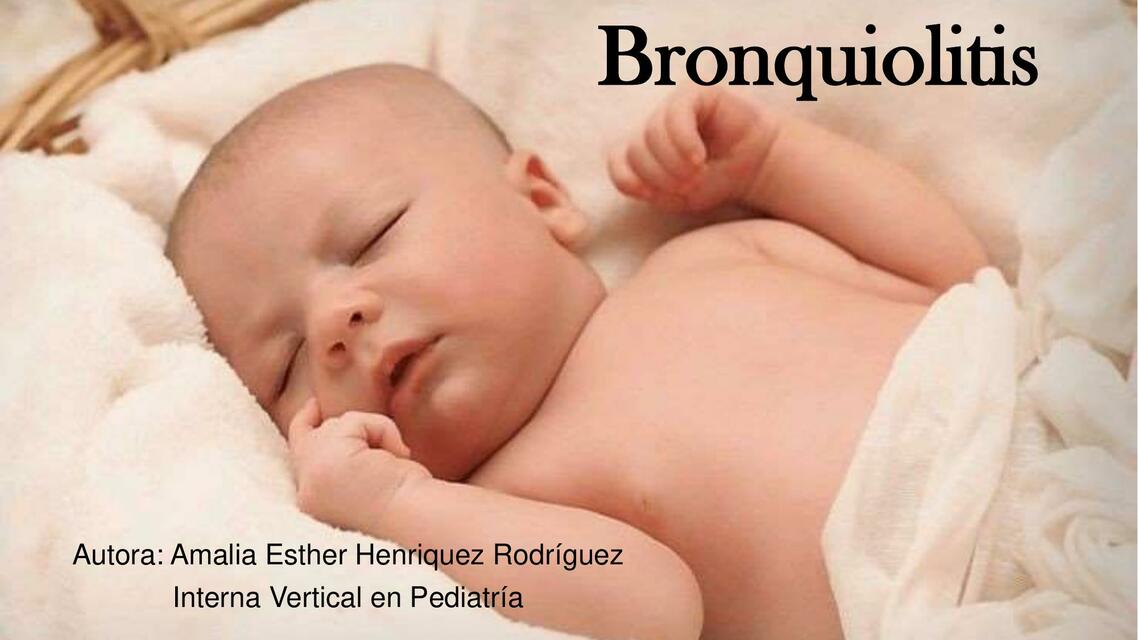 Bronquiolitis