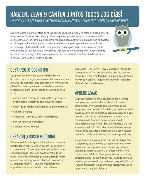 Beneficios de ser bilingüe