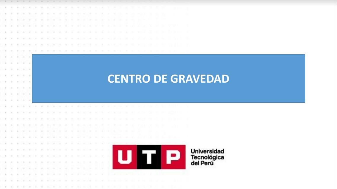 Centro de Gravedad 