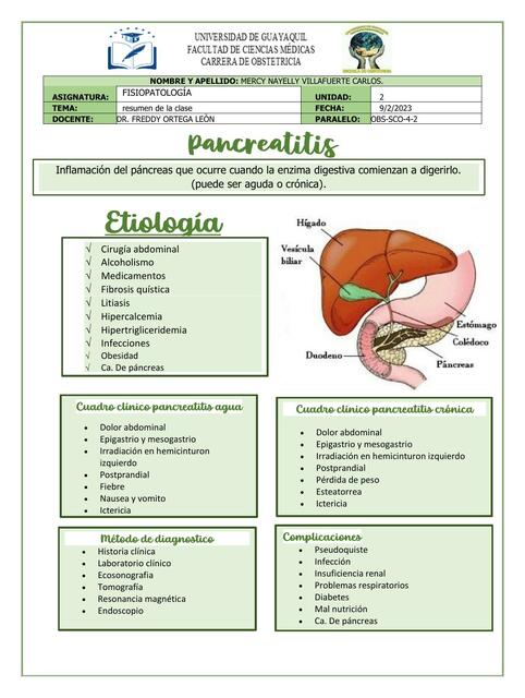 Pancreatitis