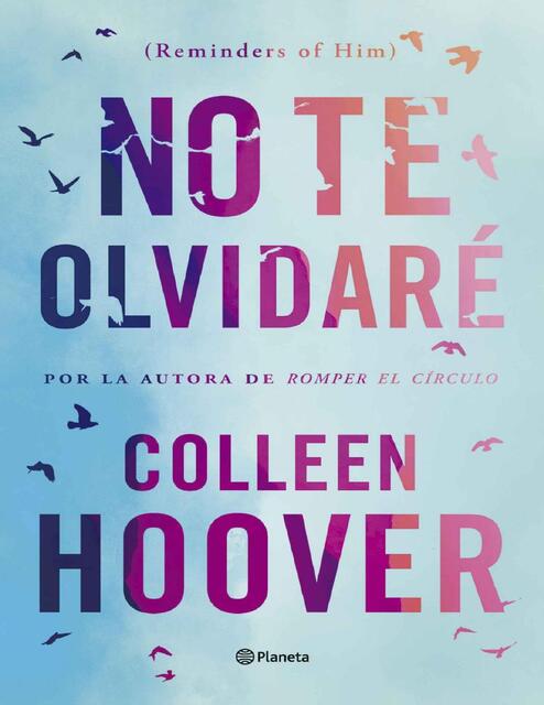 No te olvidare Colleen Hoover 