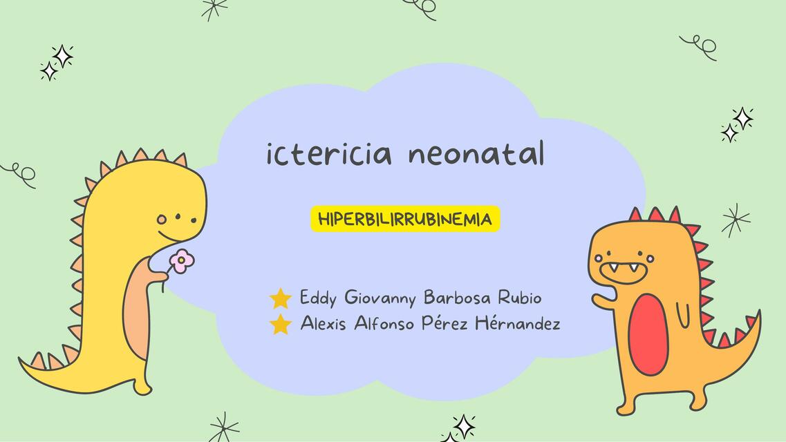 ictericia neonatal