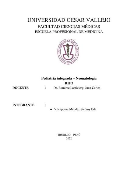 Historia Clínica Neonatal 