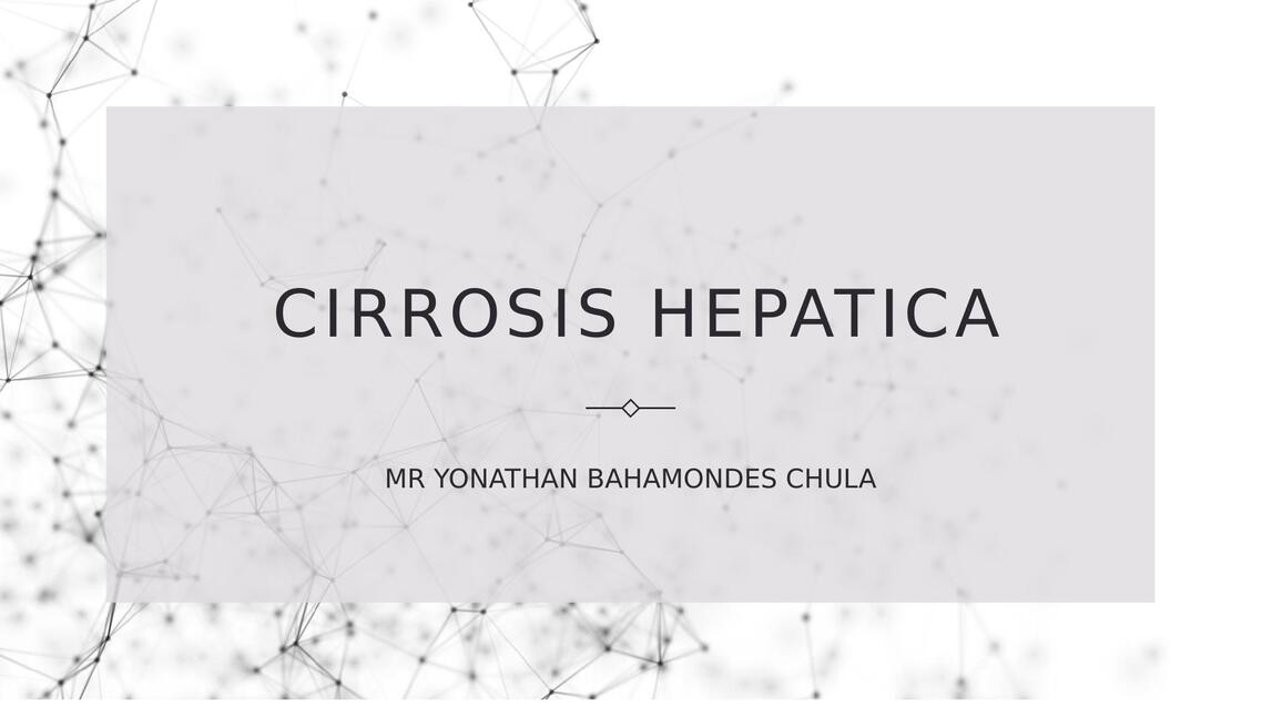 Cirrosis Hepatica 