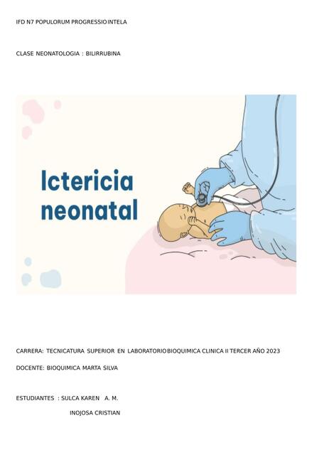 Ictericia Neonatal 