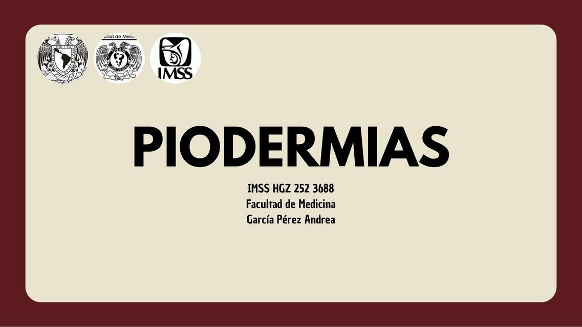 Piodermias