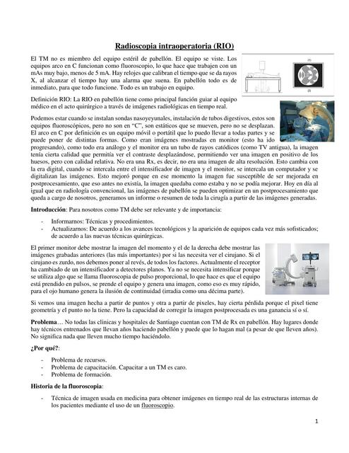 Clase 8 Radiología Intraoperatoria 1