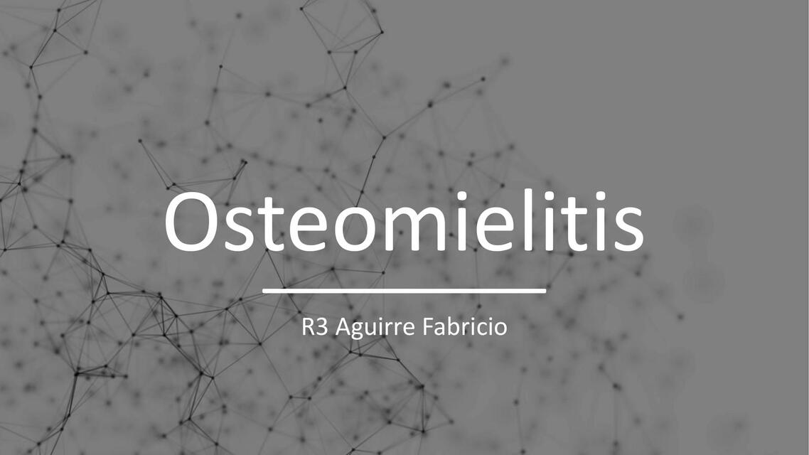 Osteomielitis