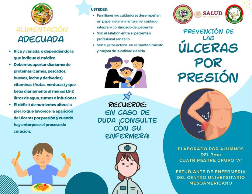 Tríptico de prevención de las úlceras por presión 