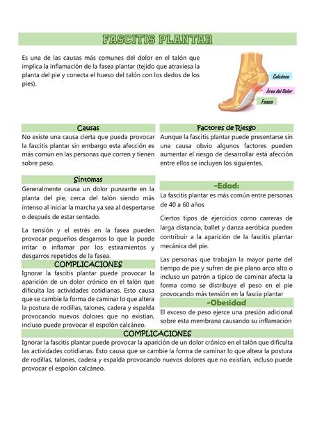 Fascitis plantar