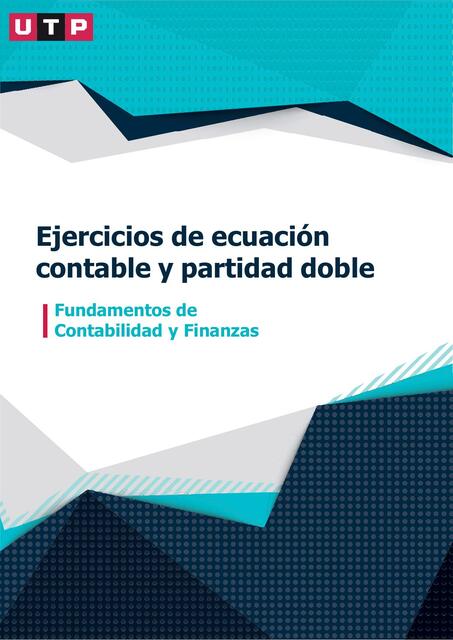 Ejercicios de ecuación contable y partidad doble