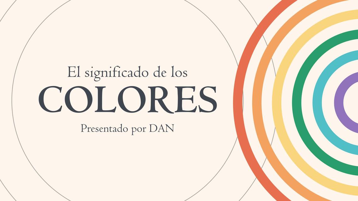 Significado de los colores