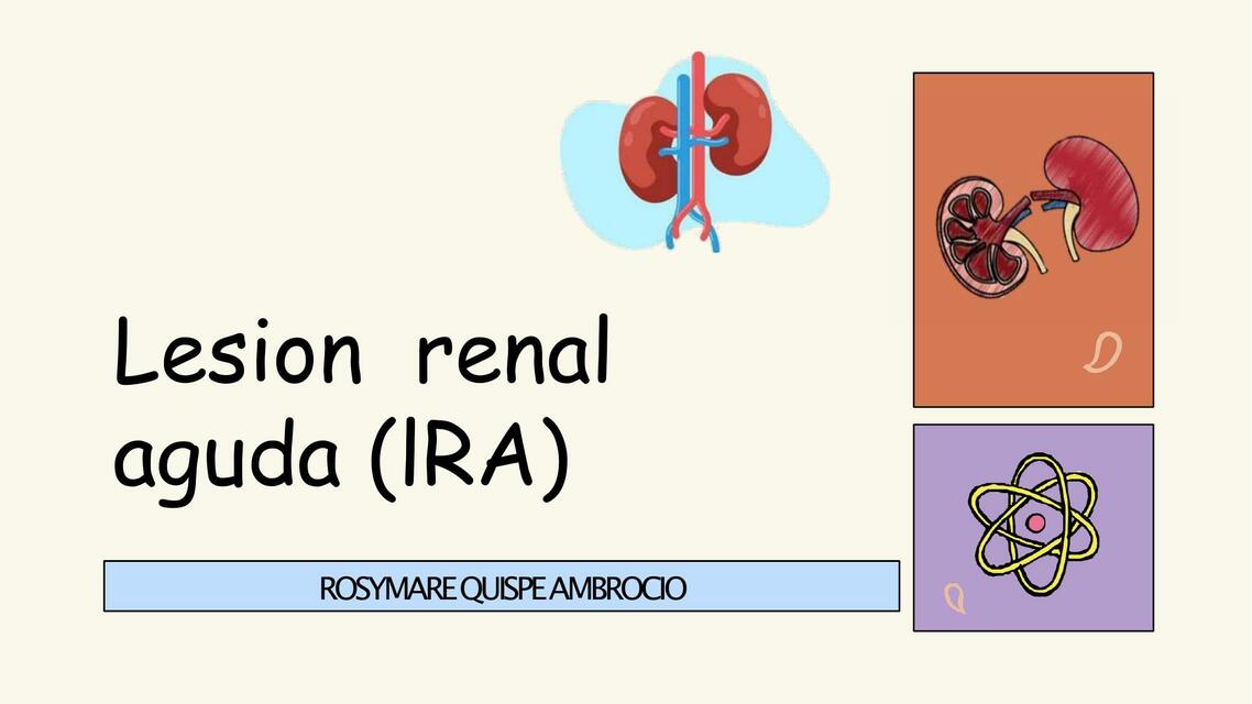 Lesión Renal Aguda 