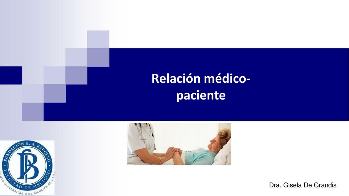 Relación Médico-Paciente 