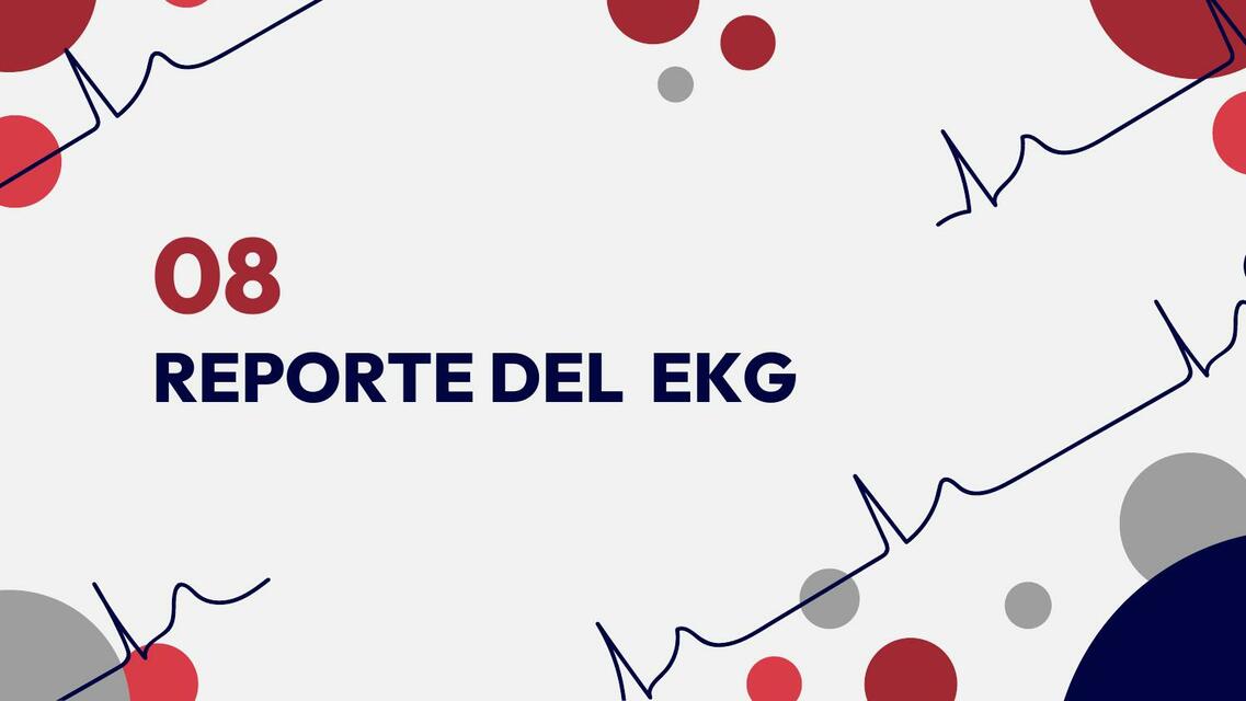 Reporte del EKG 