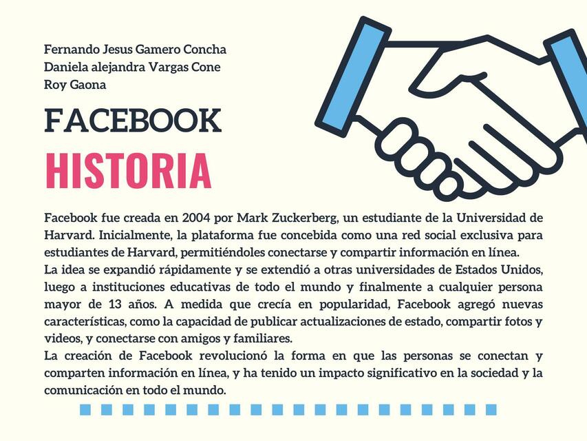 Historia Facebook - ebusiness