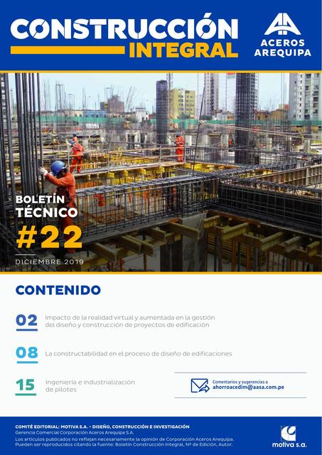 Boletin Construccion Integral 22