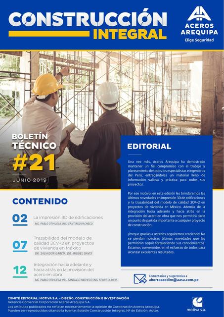 Boletin Construccion Integral 21