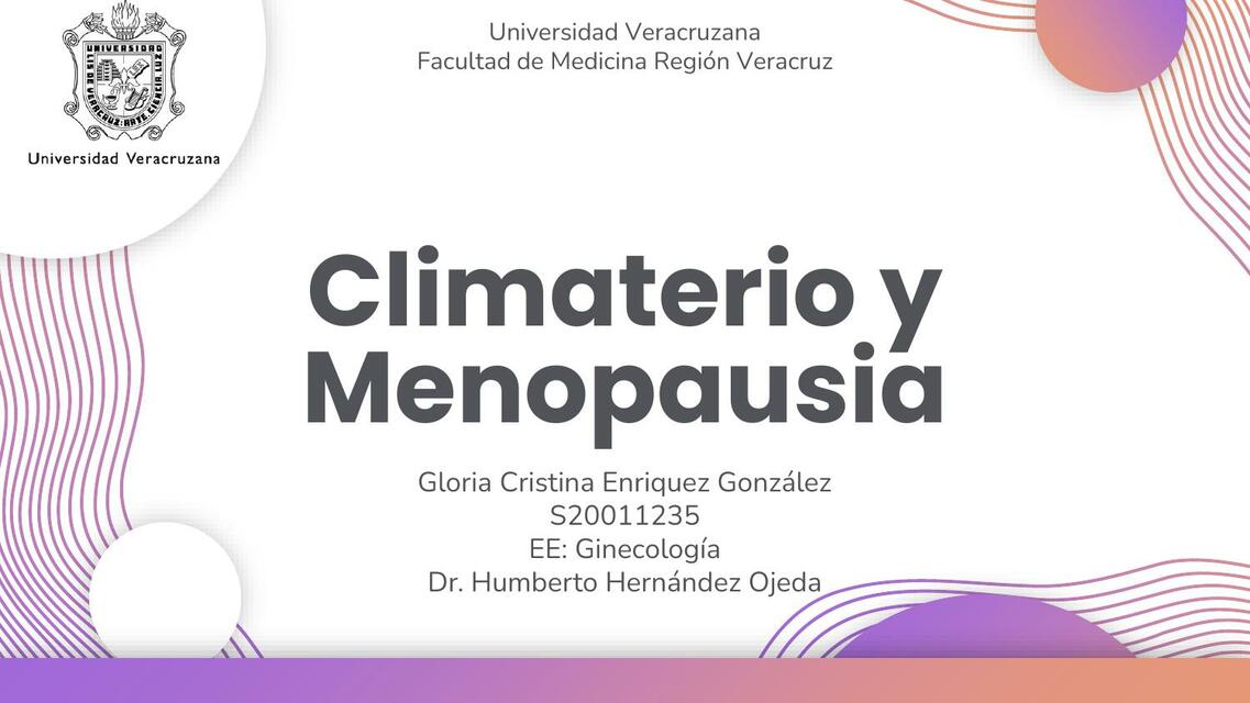 Climaterio Menopausia