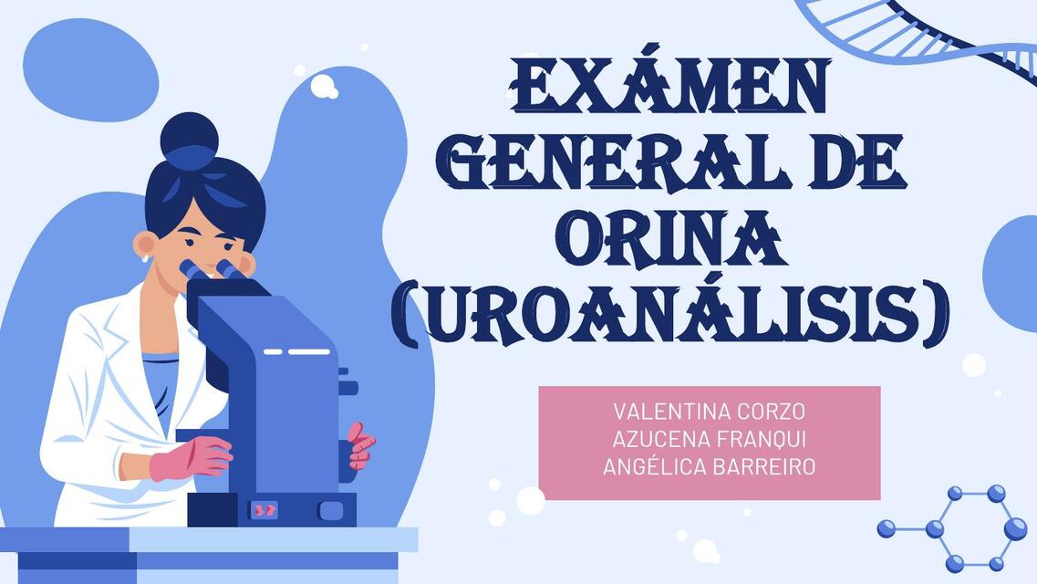 UROANALISIS (examen químico)