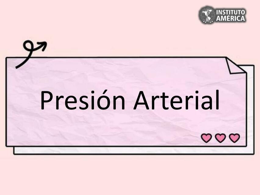 Presión Arterial