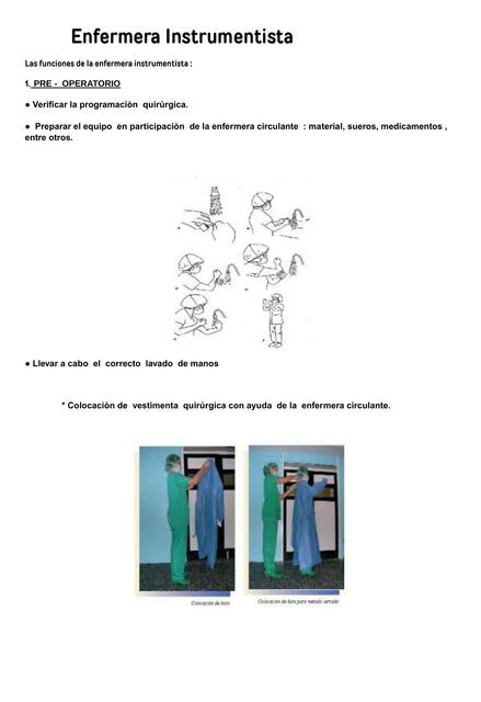 Enfermera Instrumentista