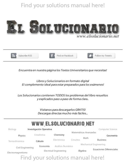 El solucionario 