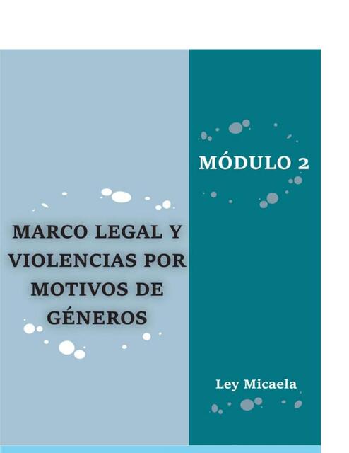 Marco legal y violencias por motivos de géneros 