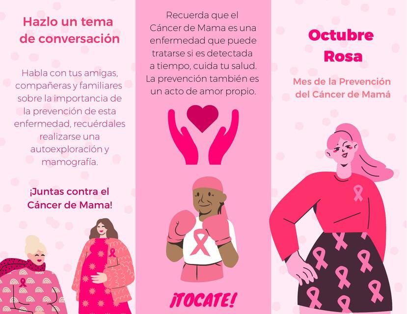 Folleto sobre la prevención del cáncer de mama | Macias Cuevas | uDocz
