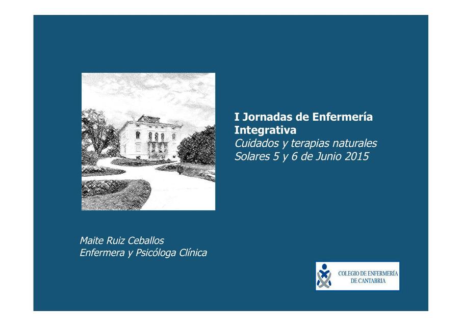 I Jornadas de Enfermería Integrativa 