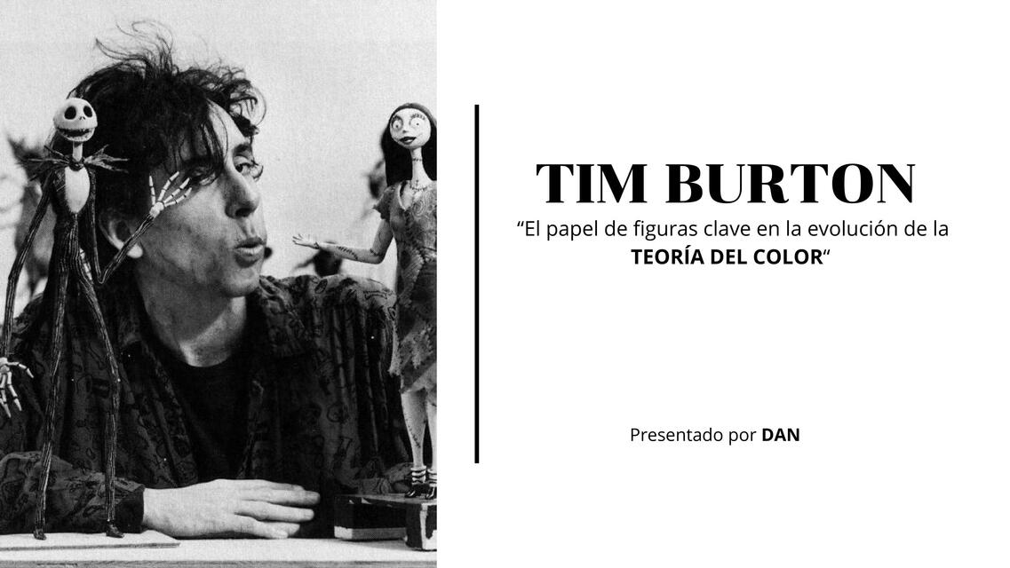 Teoría del color en las películas de Tim Burton