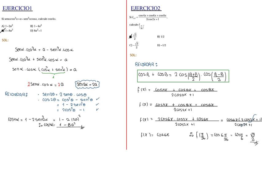 Repaso trigonometría