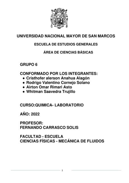 Reacciones Químicas y Propiedades Periódicas 