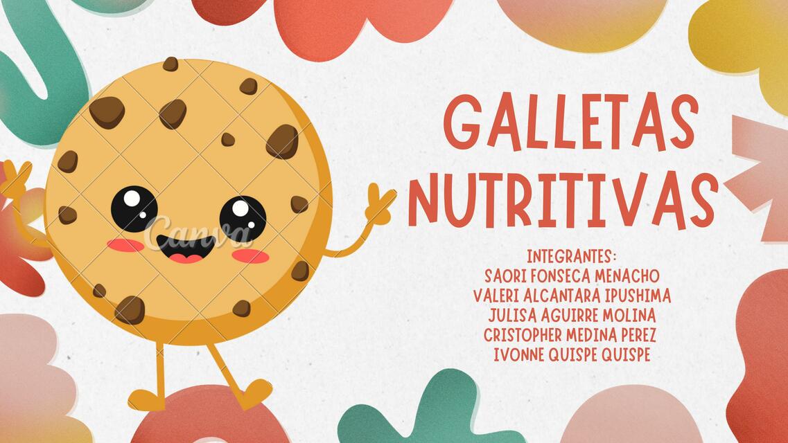 Proyecto Modelo Canva Galletas Nutritivas