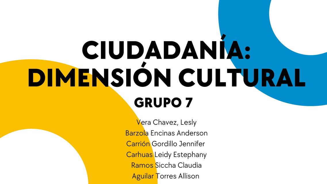 La dimensión cultural 1