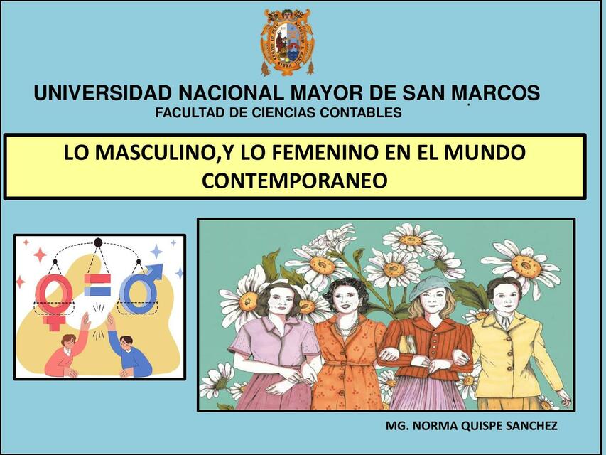 Lo Masculino y lo Femenino en el Mundo Contemporáneo 