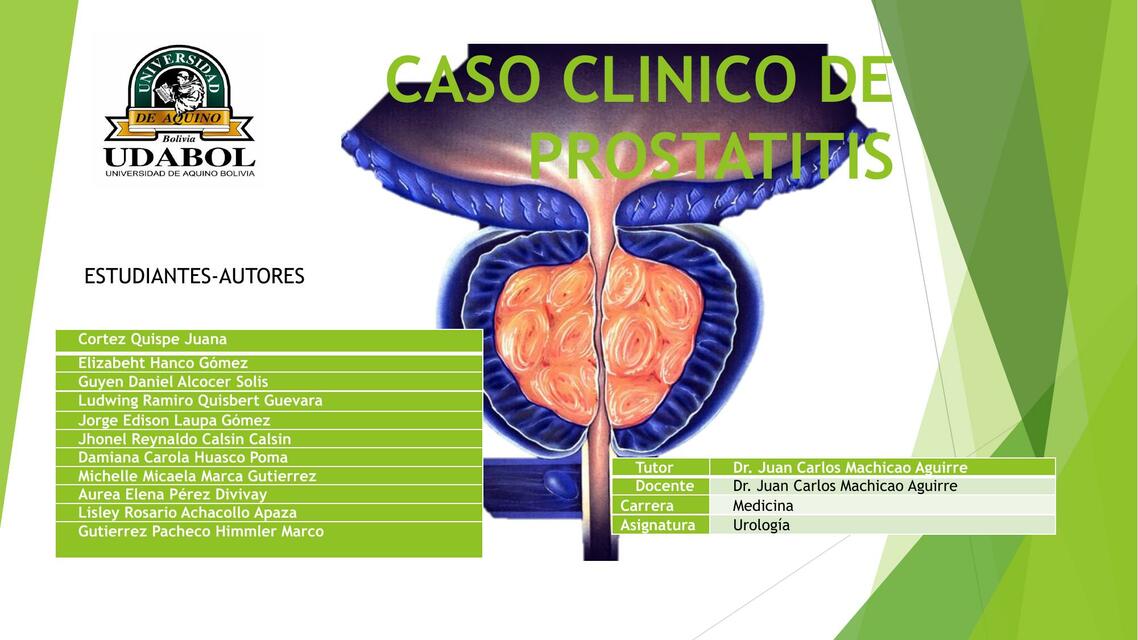 PROSTATITIS Exposicion